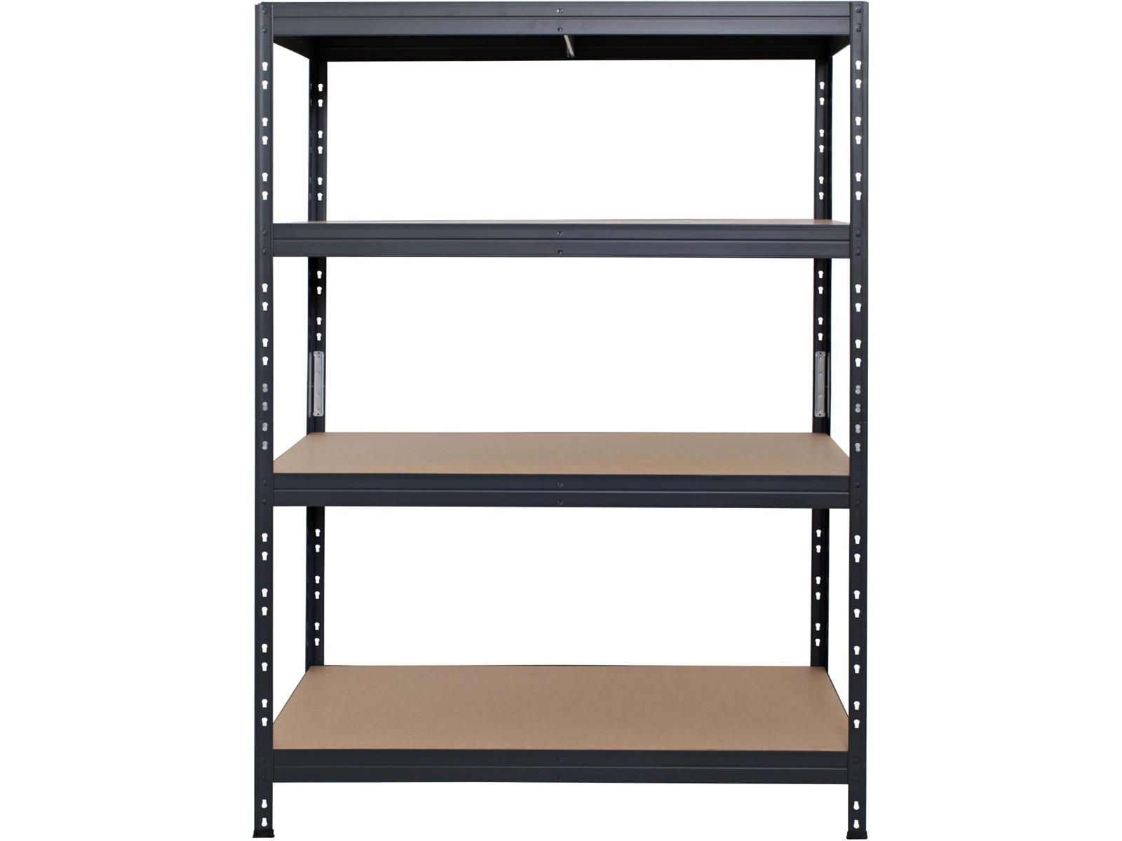 Ar Shelving Schwerlast-Steckregal Rivet L 180cm x 120cm x 45cm 4B Anthrazit