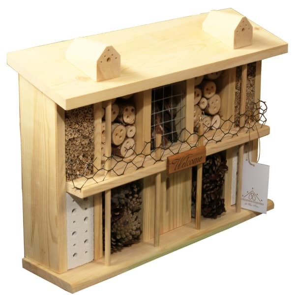 insectenhotel, bienenhotel, wildlife habitat, holzstruktur, hohlrohre