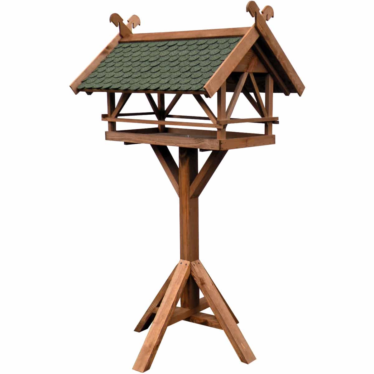 Dobar XXL Vogelhaus Vogelfutterhaus mit Ständer Futterhaus