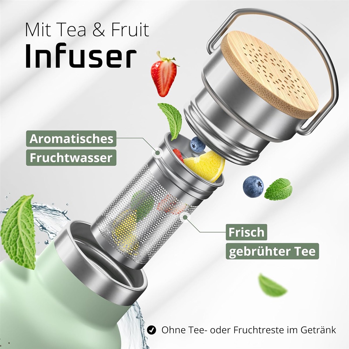 Infuser, Tee-Infuser, Früchtetee, Aromatisch, Edelstahl
