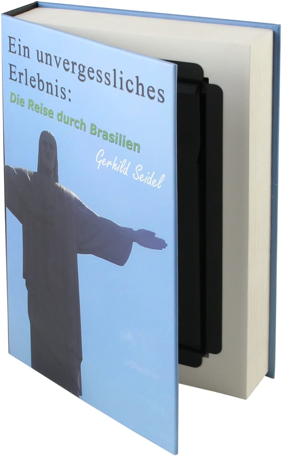 HMF Buchsafe, getarnte Geldkassette mit echten Papierseiten Brasilien