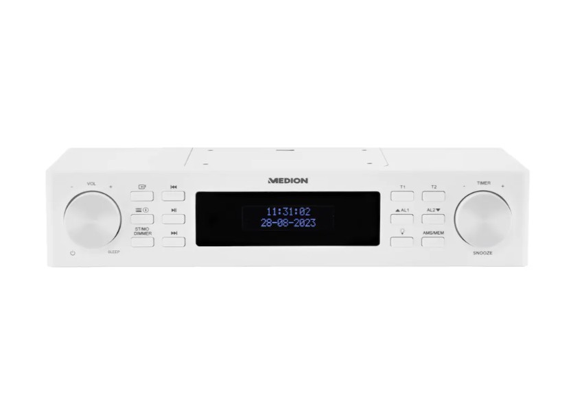 MEDION LIFE E66531 DAB+ Küchenradio MD 44331 weiss Radio Musik