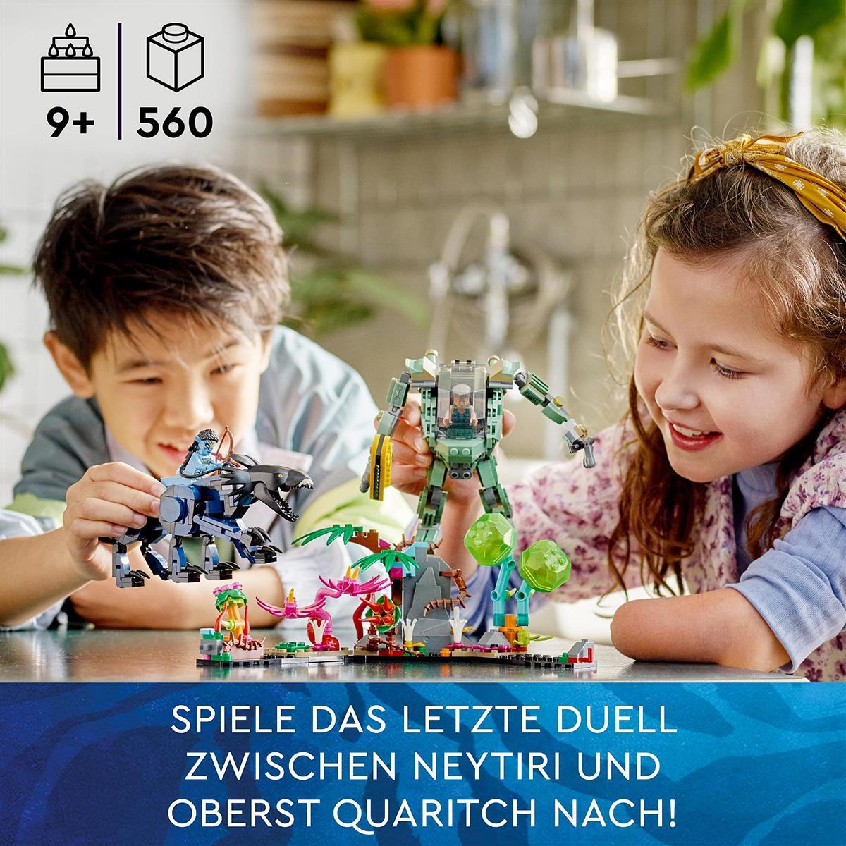 LEGO 75571 Avatar Neytiri und Thanator vs. Quaritch im MPA baubares Action-Spielzeug mit Tierfigur und Pandora-Filmszene LEGO-Bausteine LEGO-Sets LEGO Steine Bausteine Sets Steine