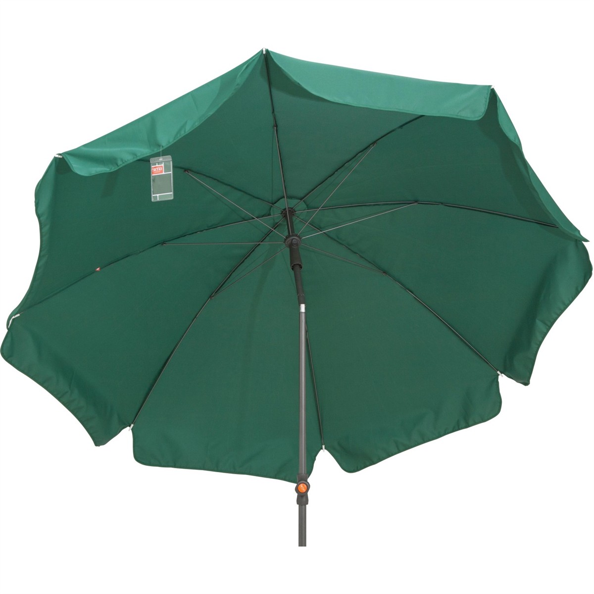 Regenschirm, Schirm, Grün, Kunststoffgriff, Rahmen aus Metall