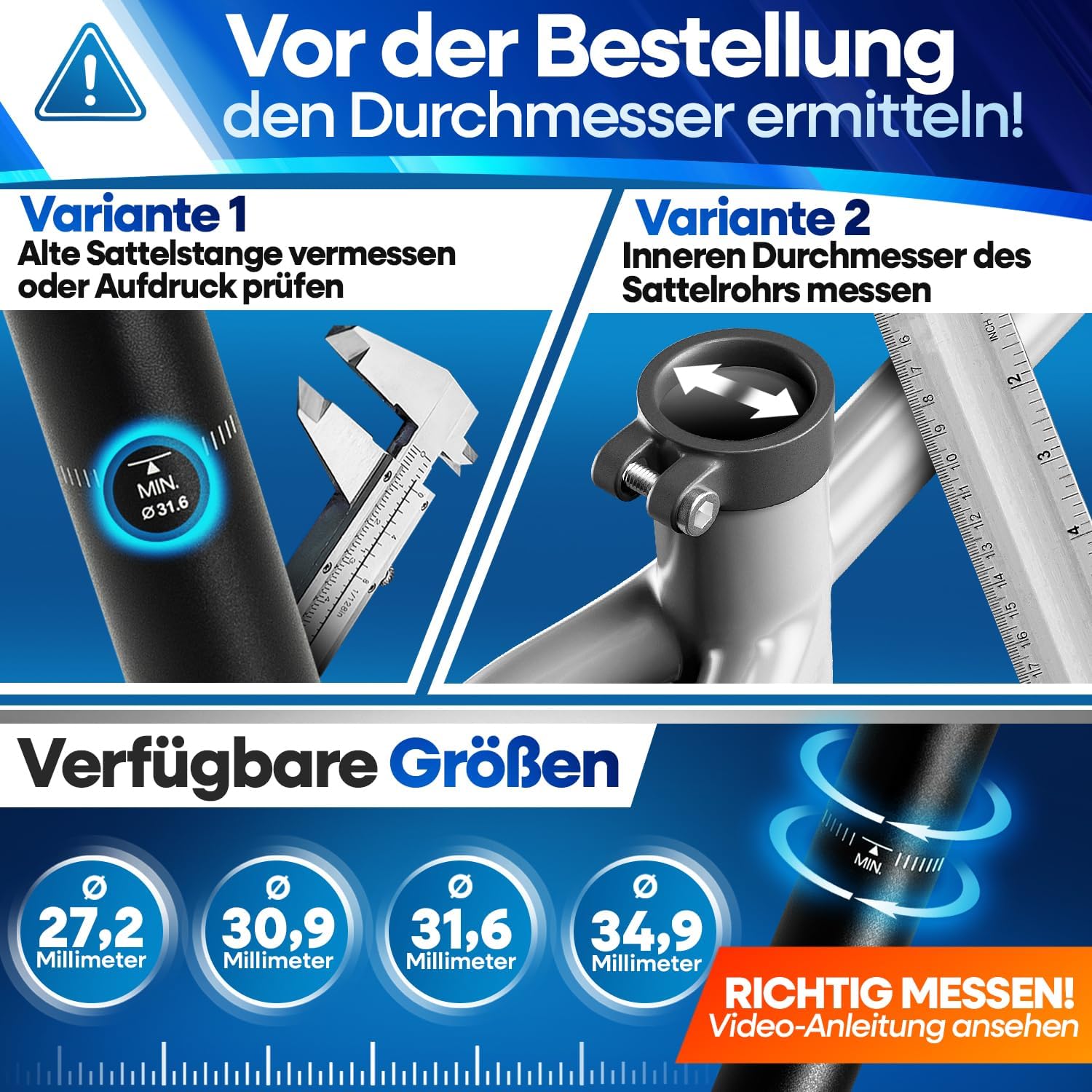 NEXTCOVER Sattelstütze gefedert mit 31,6mm Comfort-Spring Technologie gefederte Sattelstütze Sattelstange Federsattelstütze