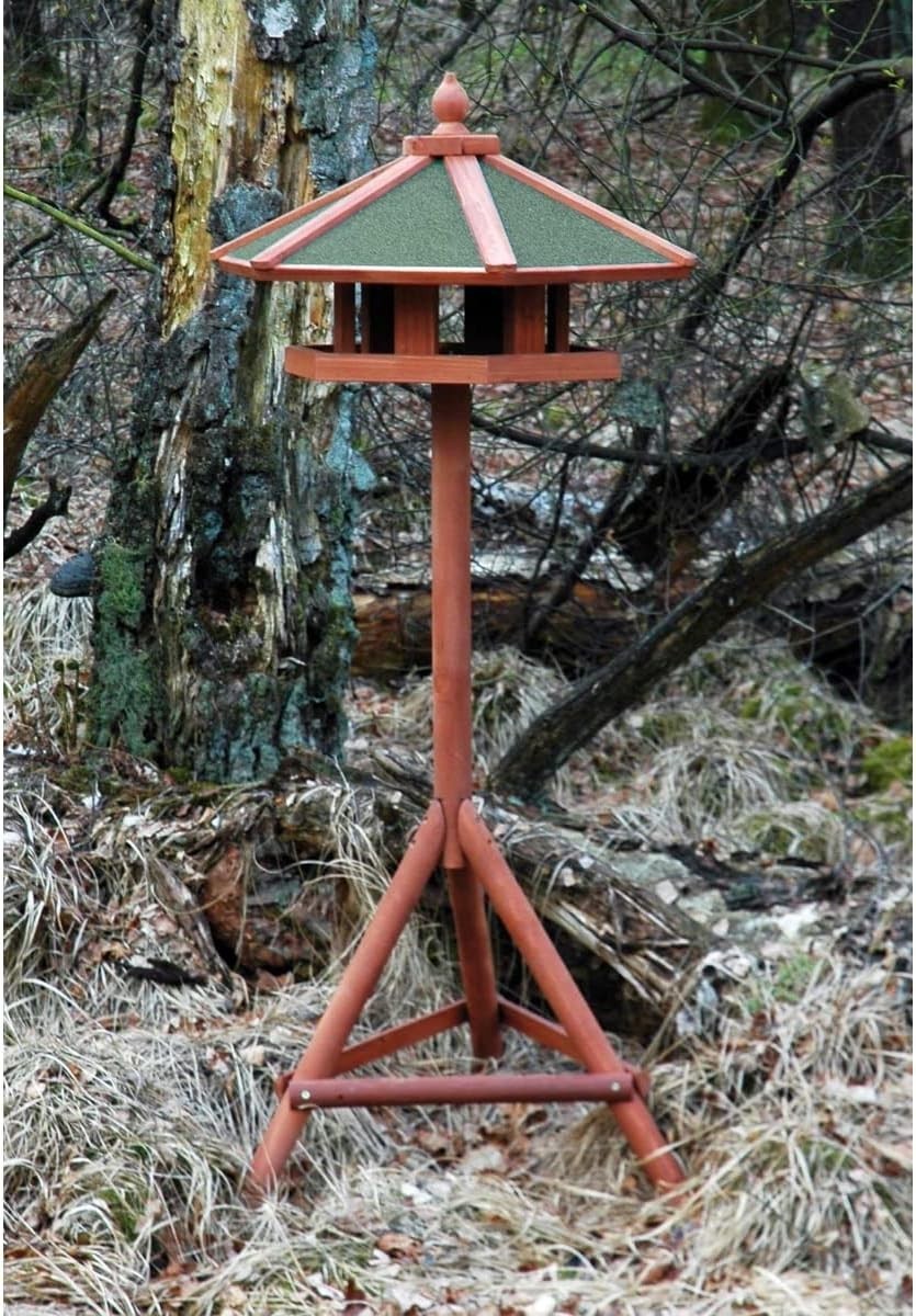 Vogelhaus, Futterstelle, Stativ, Holz, Garten