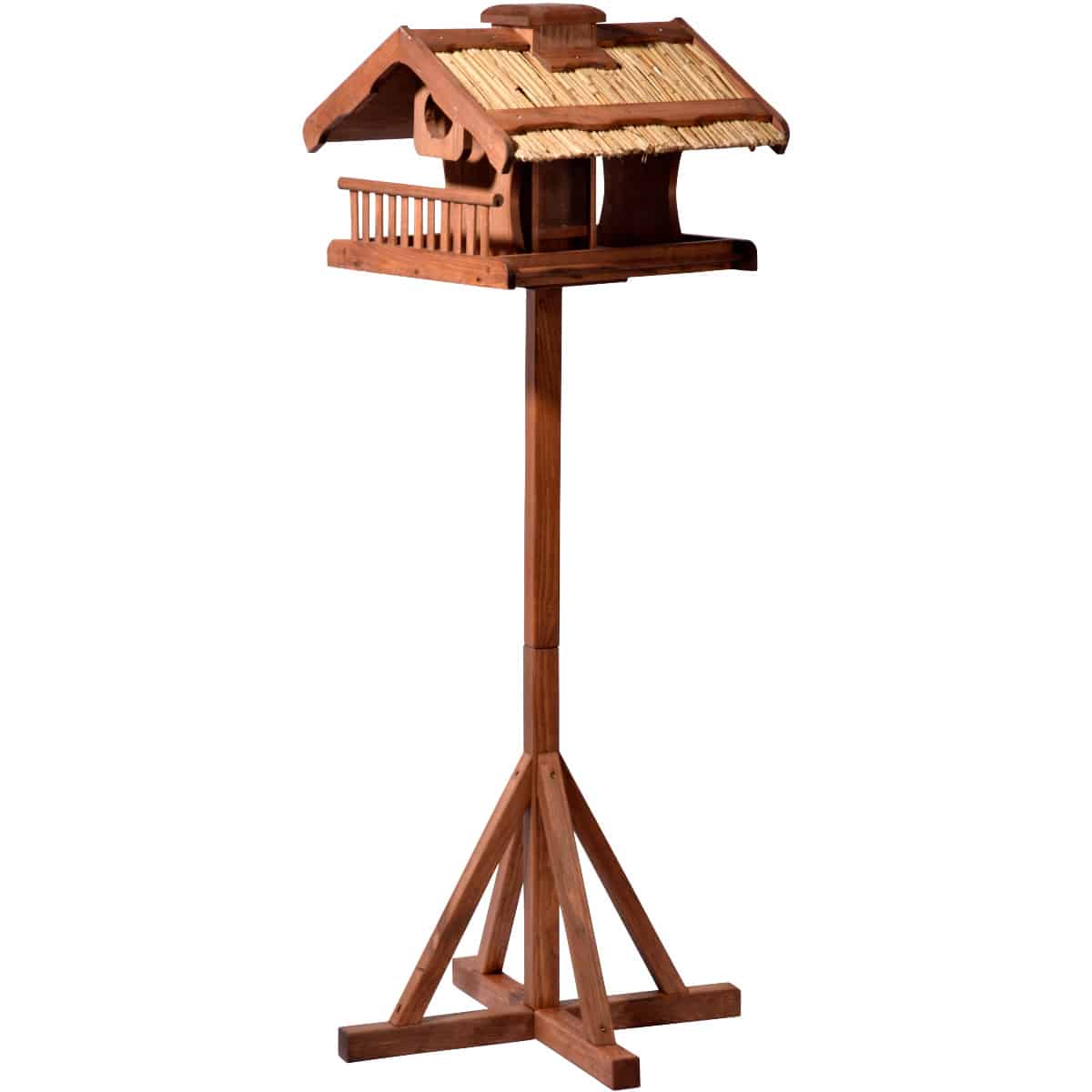 Vogelhaus, Vogelhausaufsatz, Nistkasten, Holz, Stativ