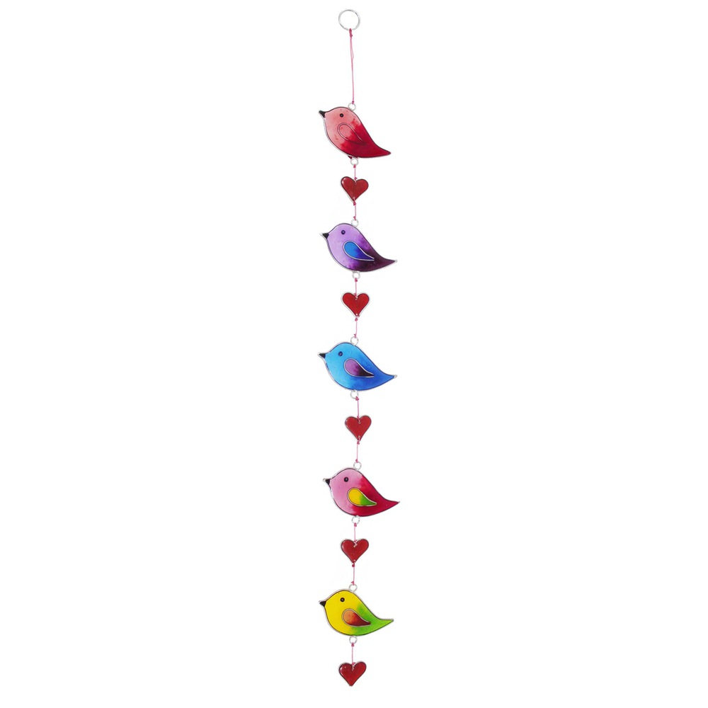 Windspiel Suncatcher Mobile, verschiedene Designs, bunt, zum aufhängen Katzen, Vögel, Sonne