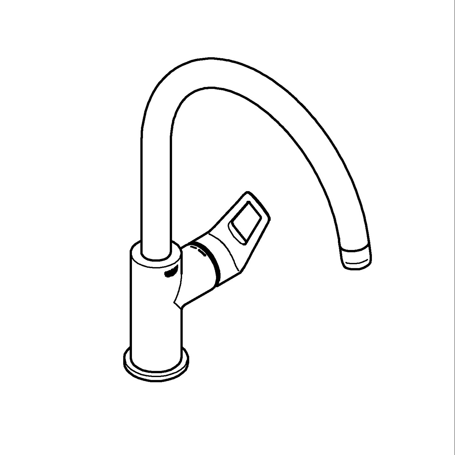 Grohe QuickFix Einhand Spültischarmatur Start Loop Supersteel