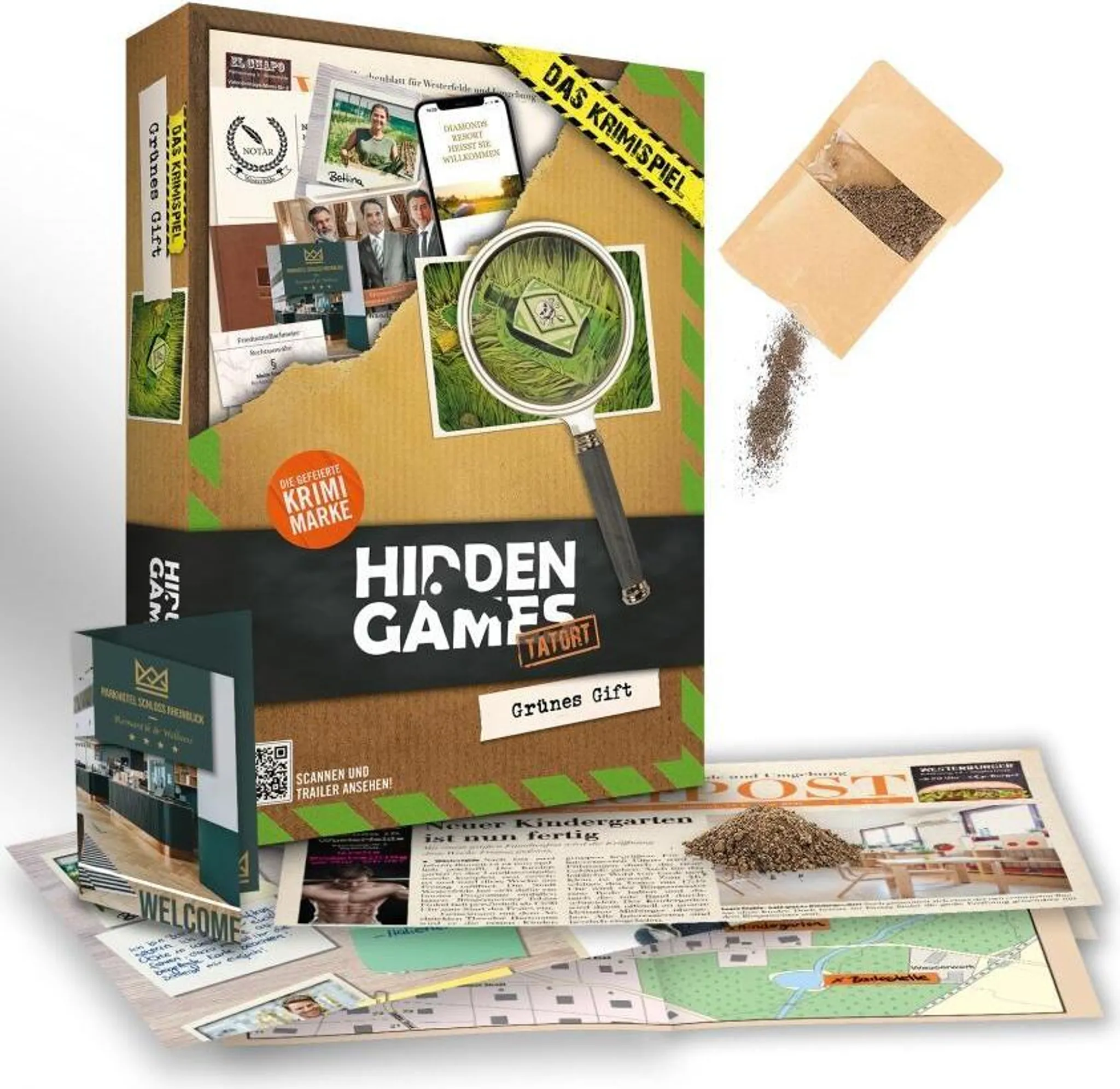Hidden Games Tatort: Grünes Gift 3.Fall Gesellschaftsspiel