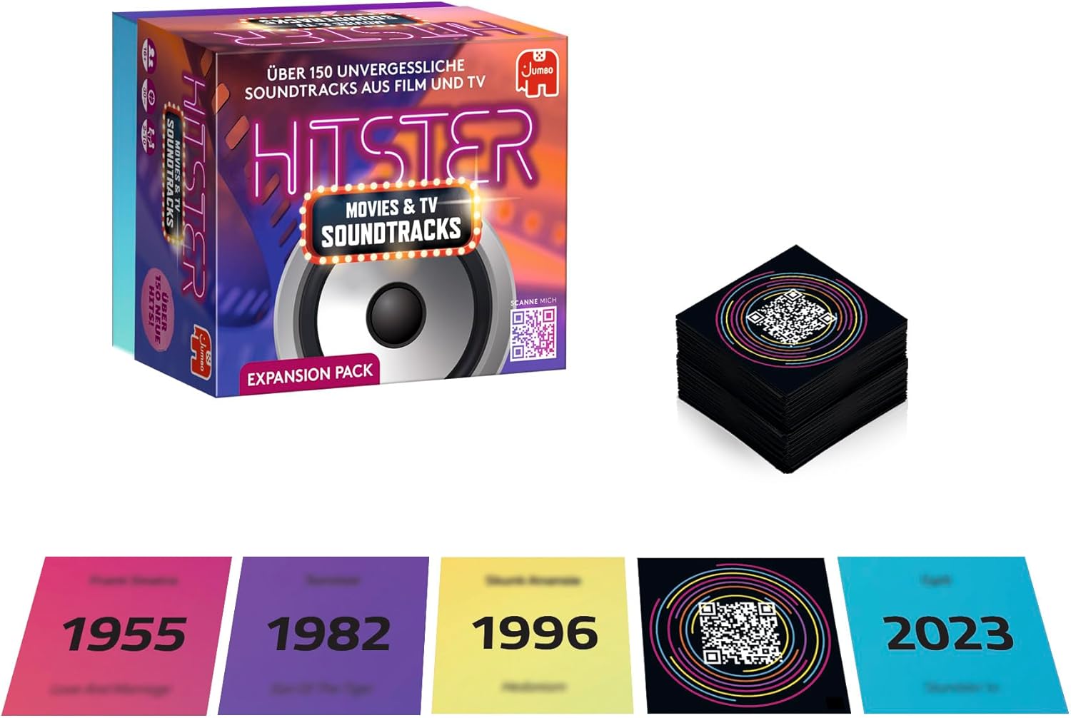 Hitster Film- & Serien-Soundtracks Partyspiel Kartenspiel