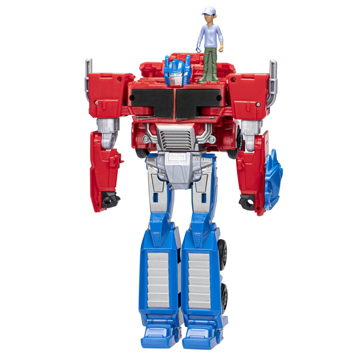 Aktionsfigur, Roboter, Rot Blau Figur, Transformer, Robot mit Fahrzeugmodus