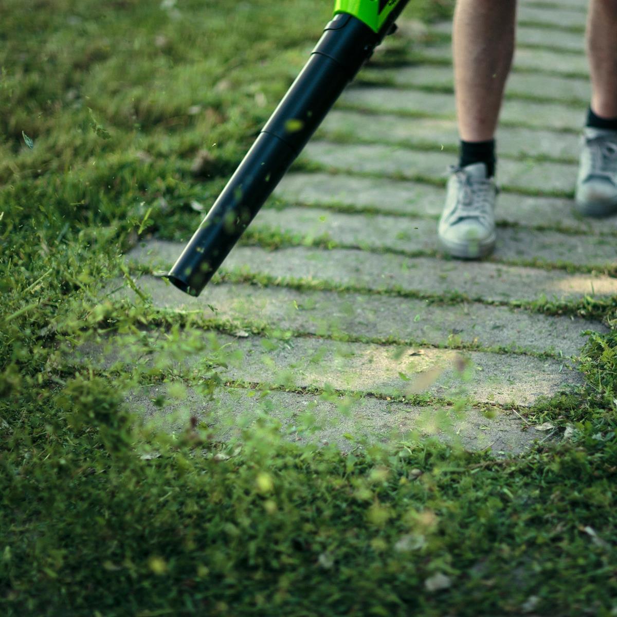 Greenworks Akku Laubbläser G40AB 40 V Solo ohne Akku und Ladegerät