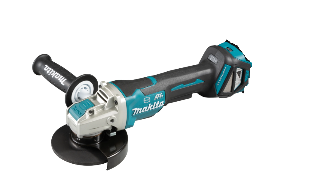 Makita Akku-Winkelschleifer DGA519RTJ ohne Akkus 18 V/5 Ah und Ladegerät #716