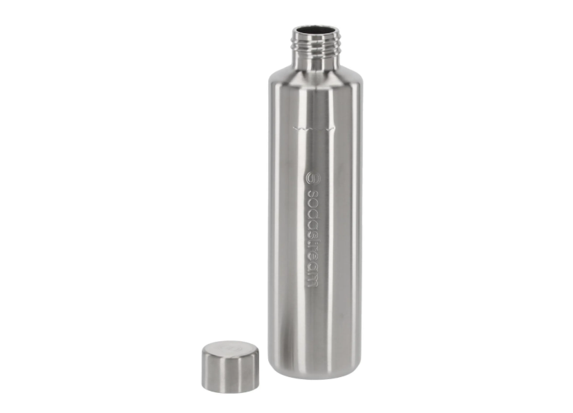 Flasche, Aluminiumflasche, Trinkflasche, Gewindeverschluss, leer