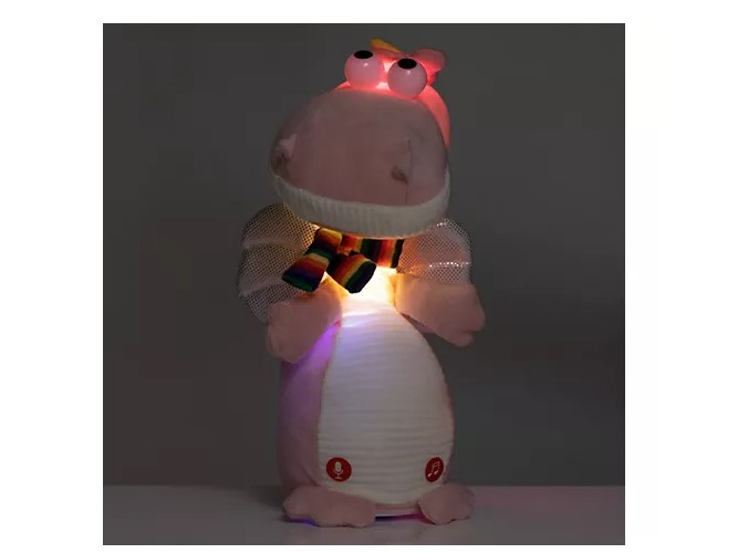 sprechender Dino kann tanzen, singen & nachsprechen Kuscheltier Plüschtier