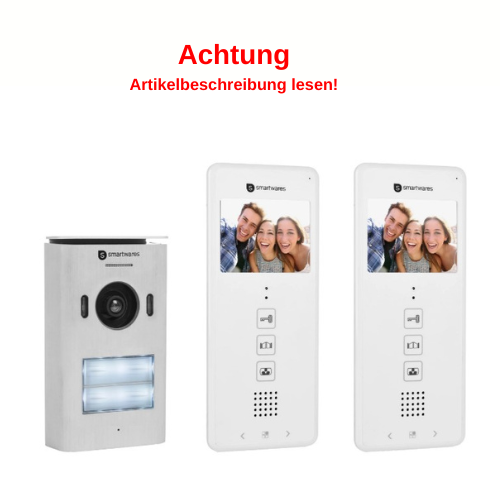 Smartwares Video-Türgegensprechanlage DIC-22122 2 Teilnehmer