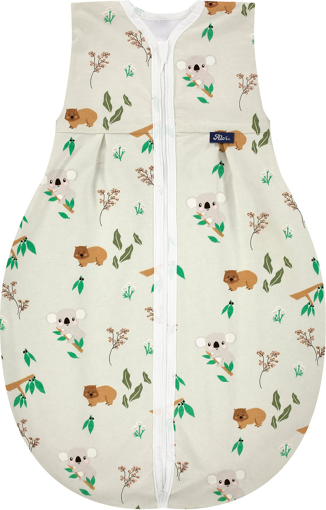 Alvi 471670343 Kugelschalfsack Baby Sommerschlafsack Bio Baumwolle Gr. 110 TOG 0,5