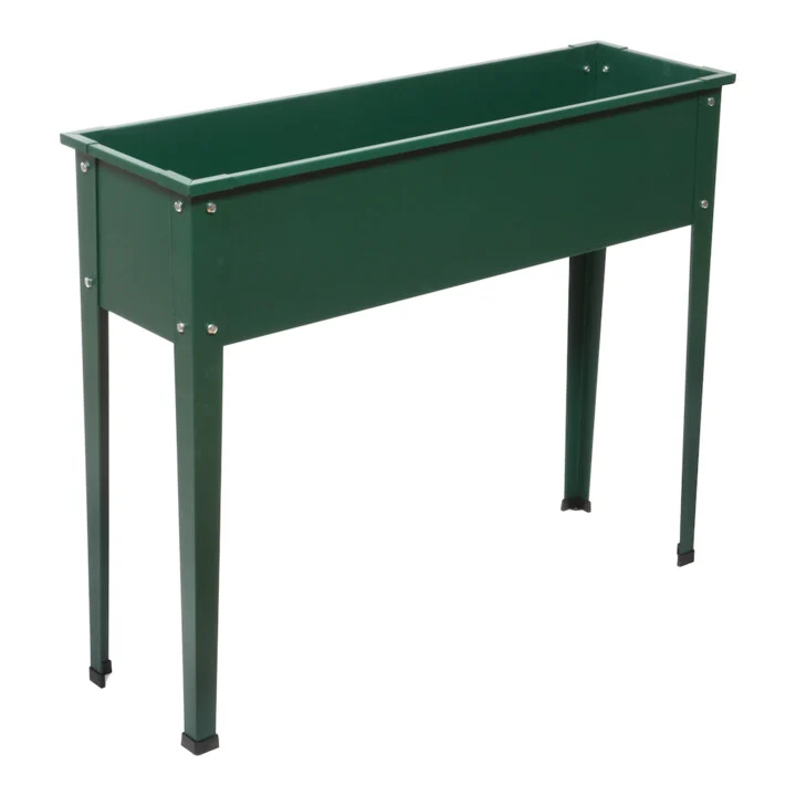 Beistelltisch, Metalltisch, grün, Aufbewahrungstisch, Beckenhalterung
