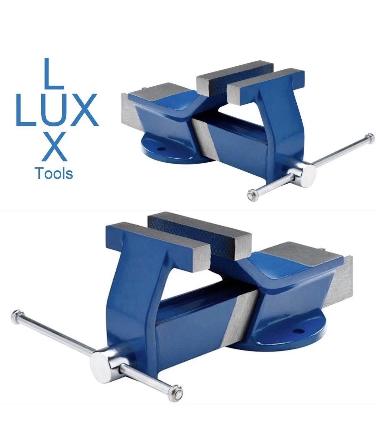 Schraubstock Classic 105 mm Werkbankschraubstock - LUX-TOOLS stabiler Schraubstock