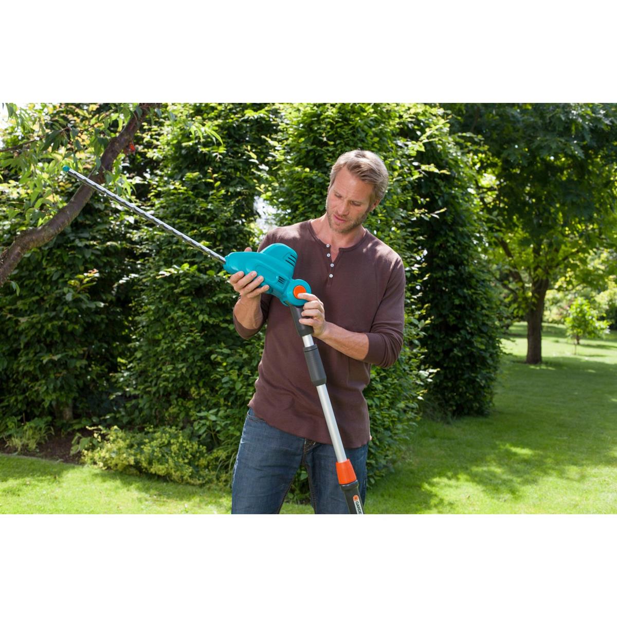 Gardena Elektro Teleskop Heckenschere THS 500/48