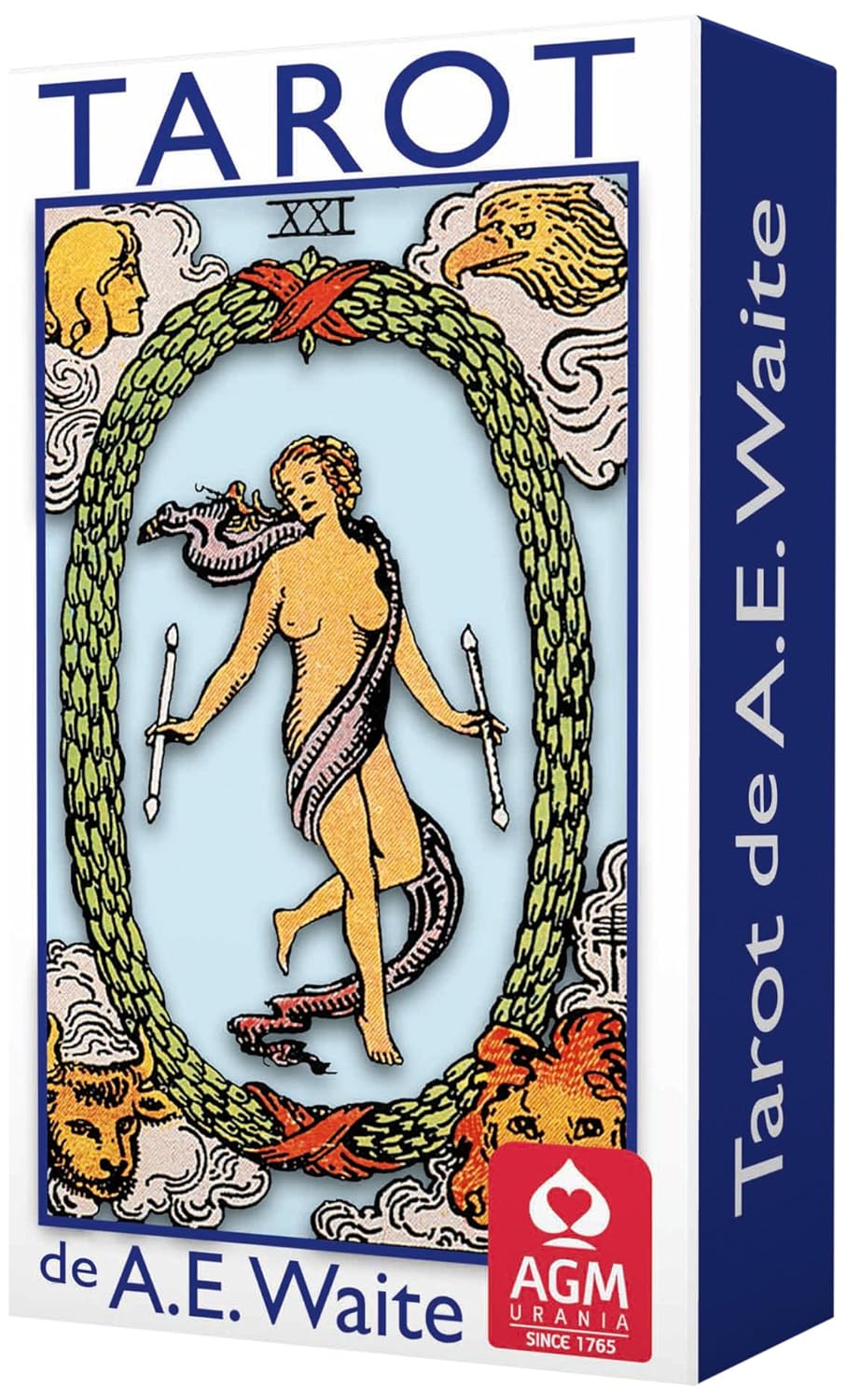 Tarot de A.E. Waite Standard Blue Edition Spanish
