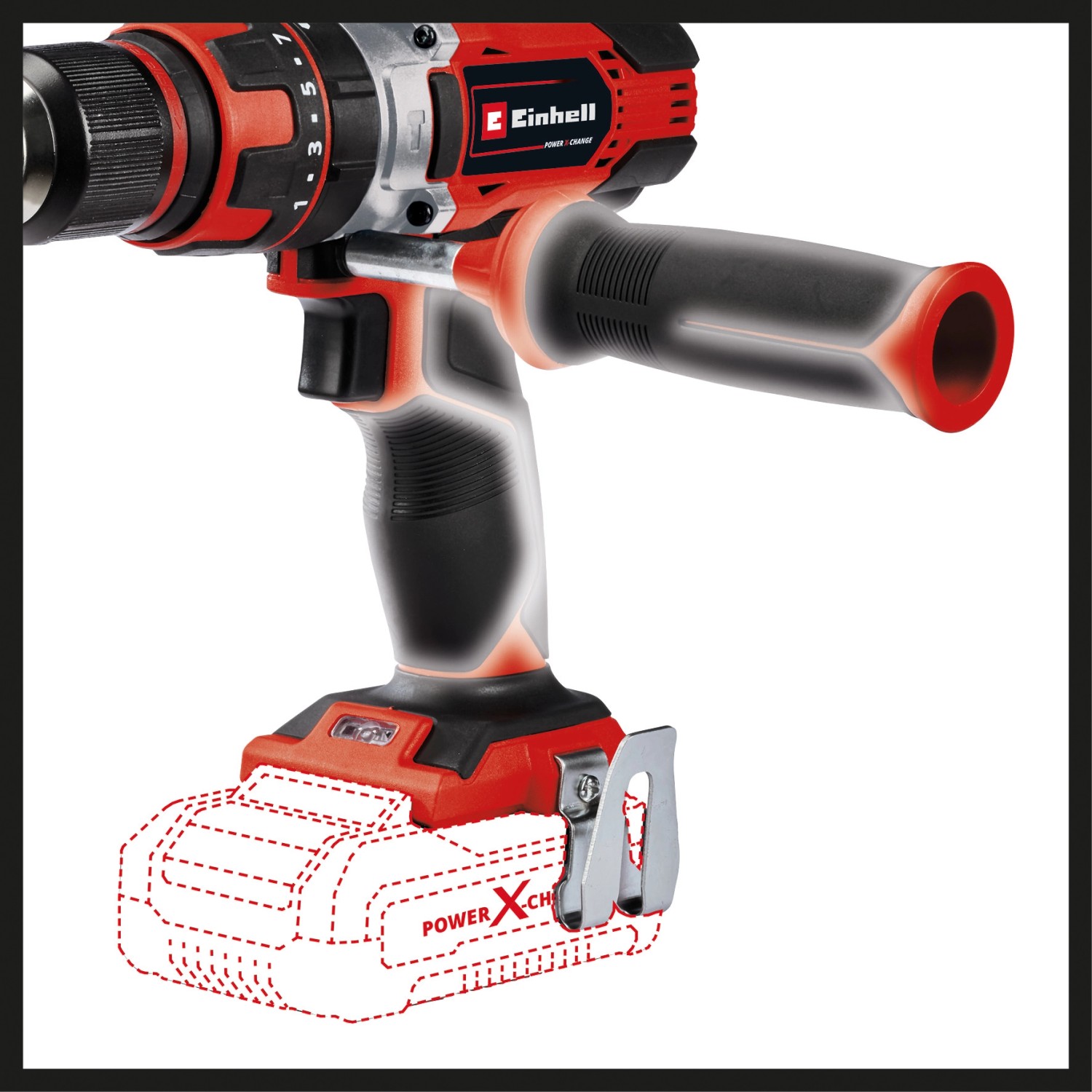 Einhell Power X Change Akku Schlagbohrschrauber TE CD 18/48 Li i Solo ohne Akku und Ladegerät