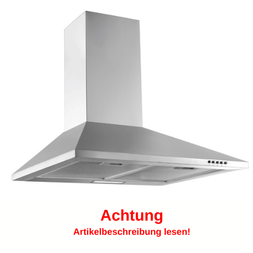PKM Dunstabzugshaube 6091H Silber Edelstahl 60 cm EEK: B #E372
