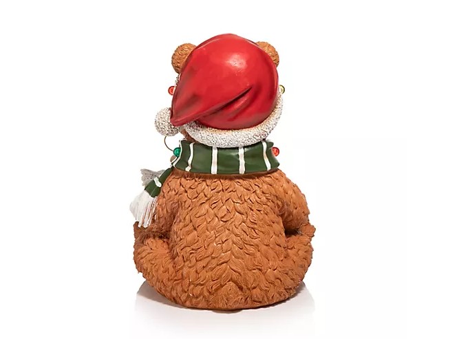 LUMIDA Xmas Leuchtfigur Weihnachtsbär braun Dekofigur Weihnachten Bär