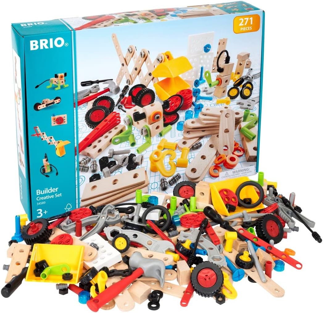 Baukasten, Klemmbausteine, Holz/Plastik, Auto/Räder, Mechanik-Kit