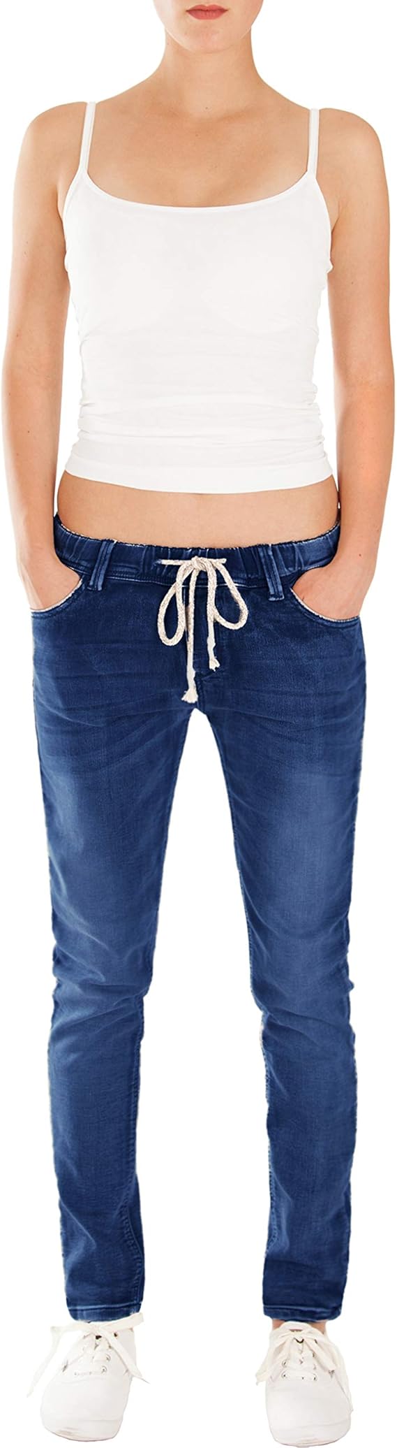 Fraternel Damen Jeans Hose Relaxed Loose fit dunkelblau Gr. 40/L