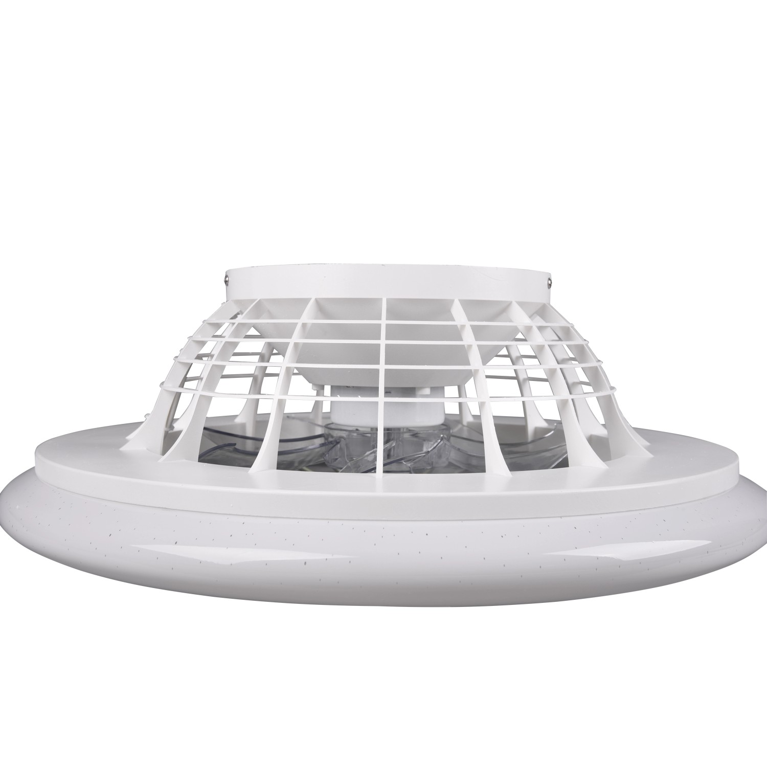 Trio LED Deckenleuchte mit Ventilator Stralsund Ø 50 cm Weiß