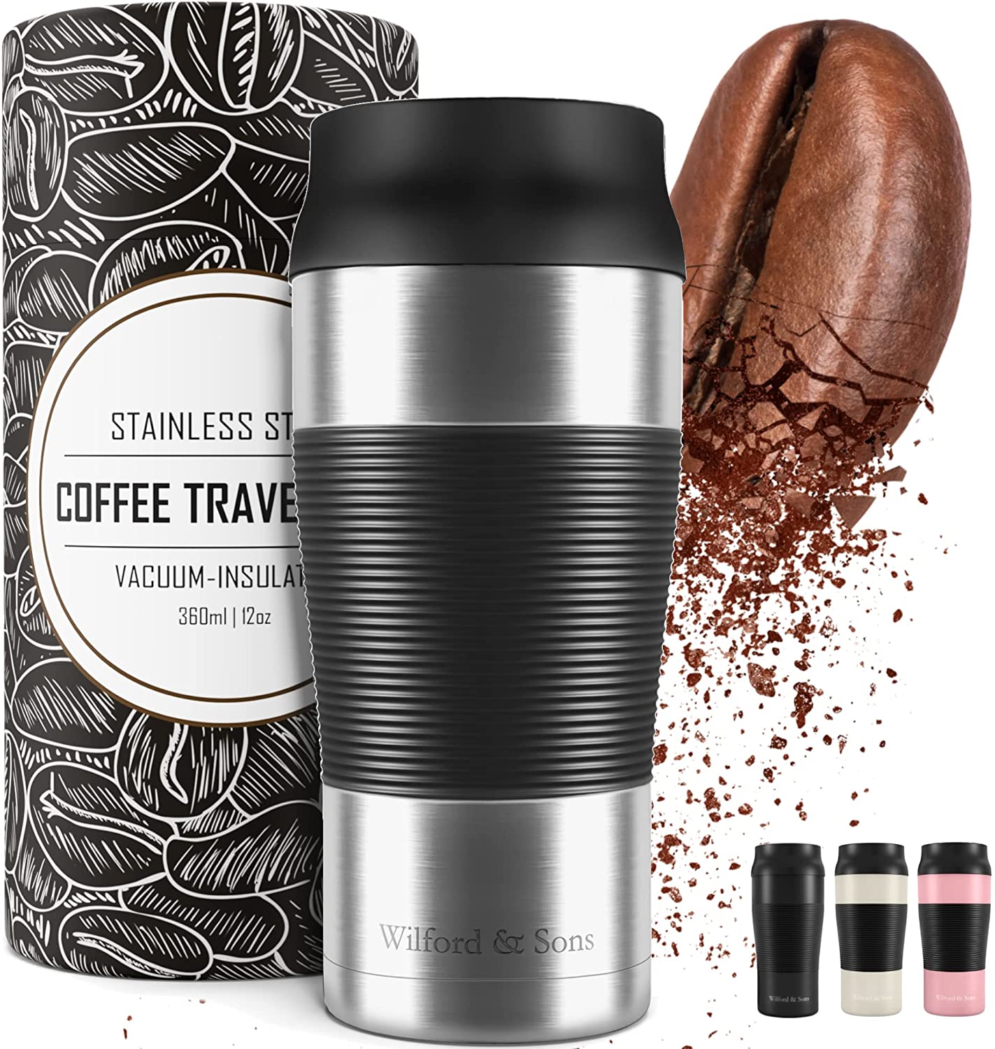 Thermobecher Kaffee To-Go Becher Edelsta... günstig kaufen