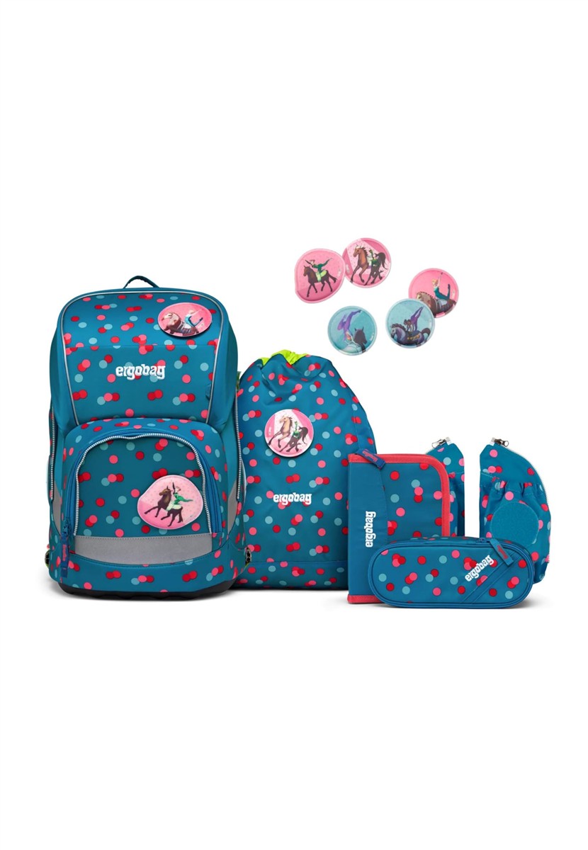 Rucksack, Schule, Mäppchen, Pokémon-ähnliches Motiv, Muster