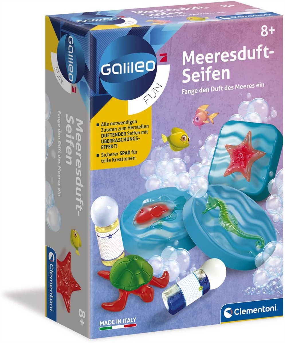 Meeresduft-Seifen, Seifenstücke, Ventilationsblasen, Tierformen, Spielset
