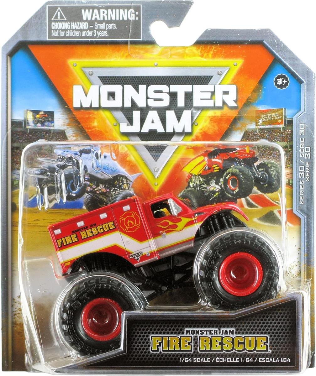 Spin Master 6044941 Original Monster Jam Truck Fore Rescue 1:64 Spielzeug