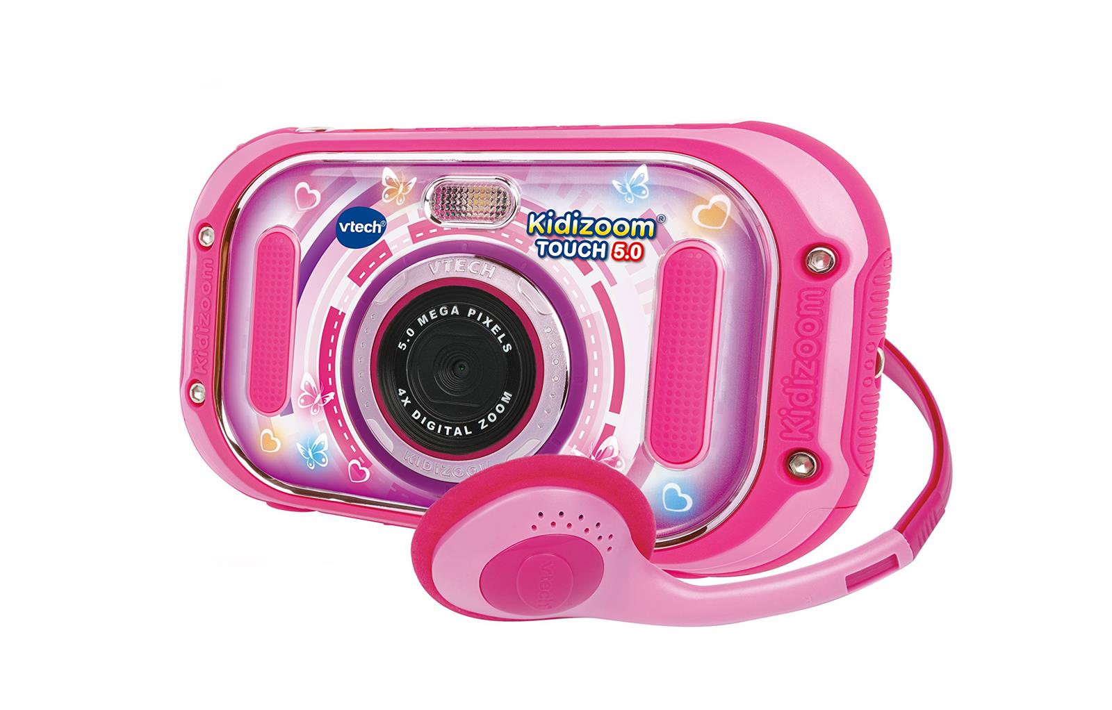 Vtech 80 163554 KidiZoom Touch 5.0 pink Kinderkamera Selfie Video Panorama Kamera