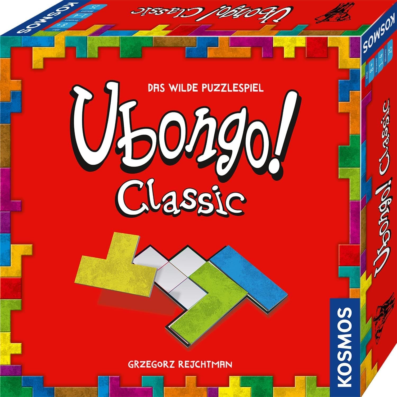 KOSMOS 683092 Ubongo! Classic Der beliebte Action- und Knobelspaß für die ganze Familie Brettspiel Gesellschaftsspiel