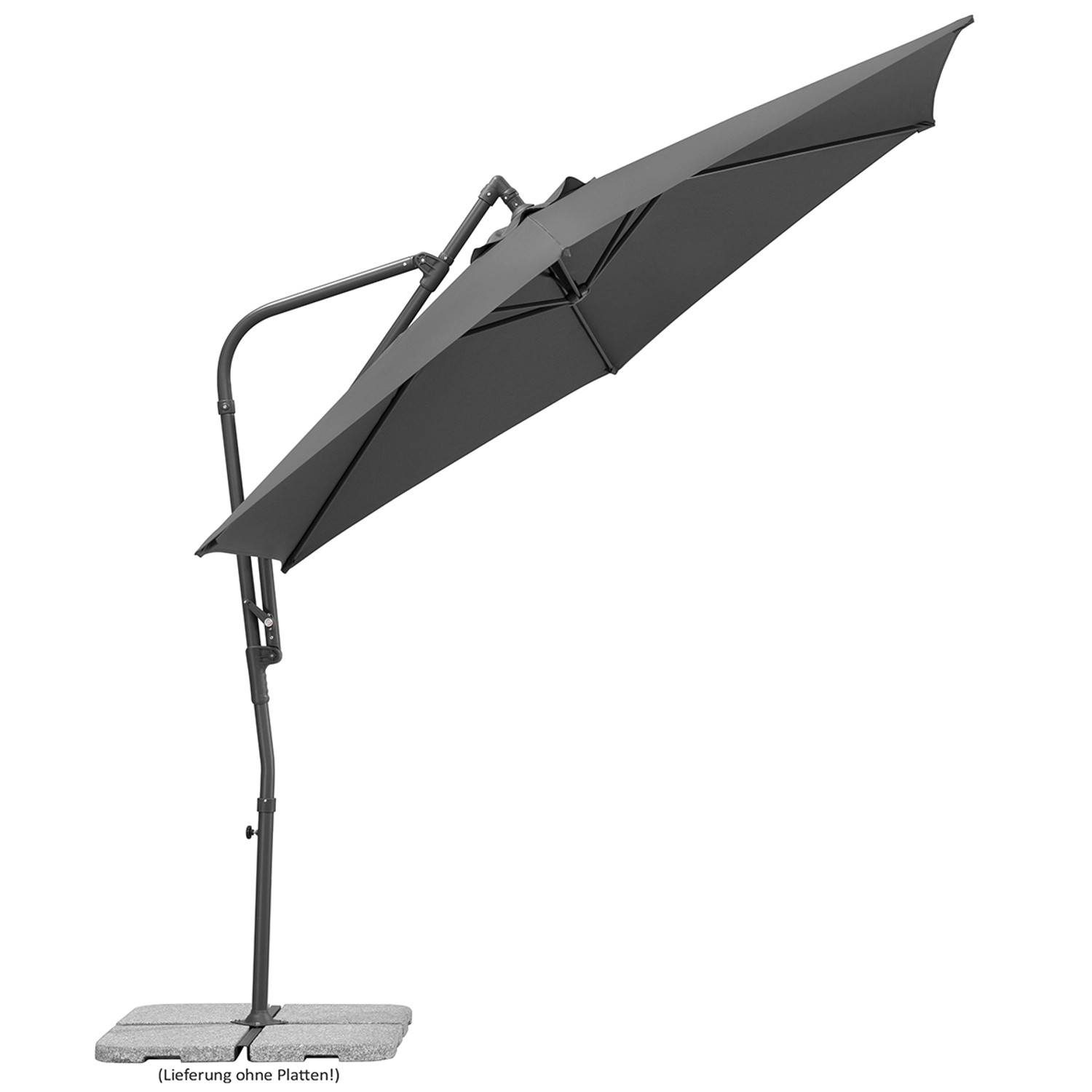 Schneider Ampelschirm Genua Anthrazit Ø 300 cm