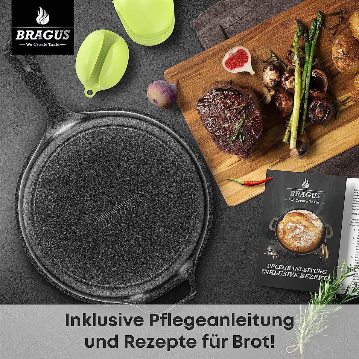 Pfanne, Gusseisen, Bräunung, Grillrezepte, Pfannenkuchen