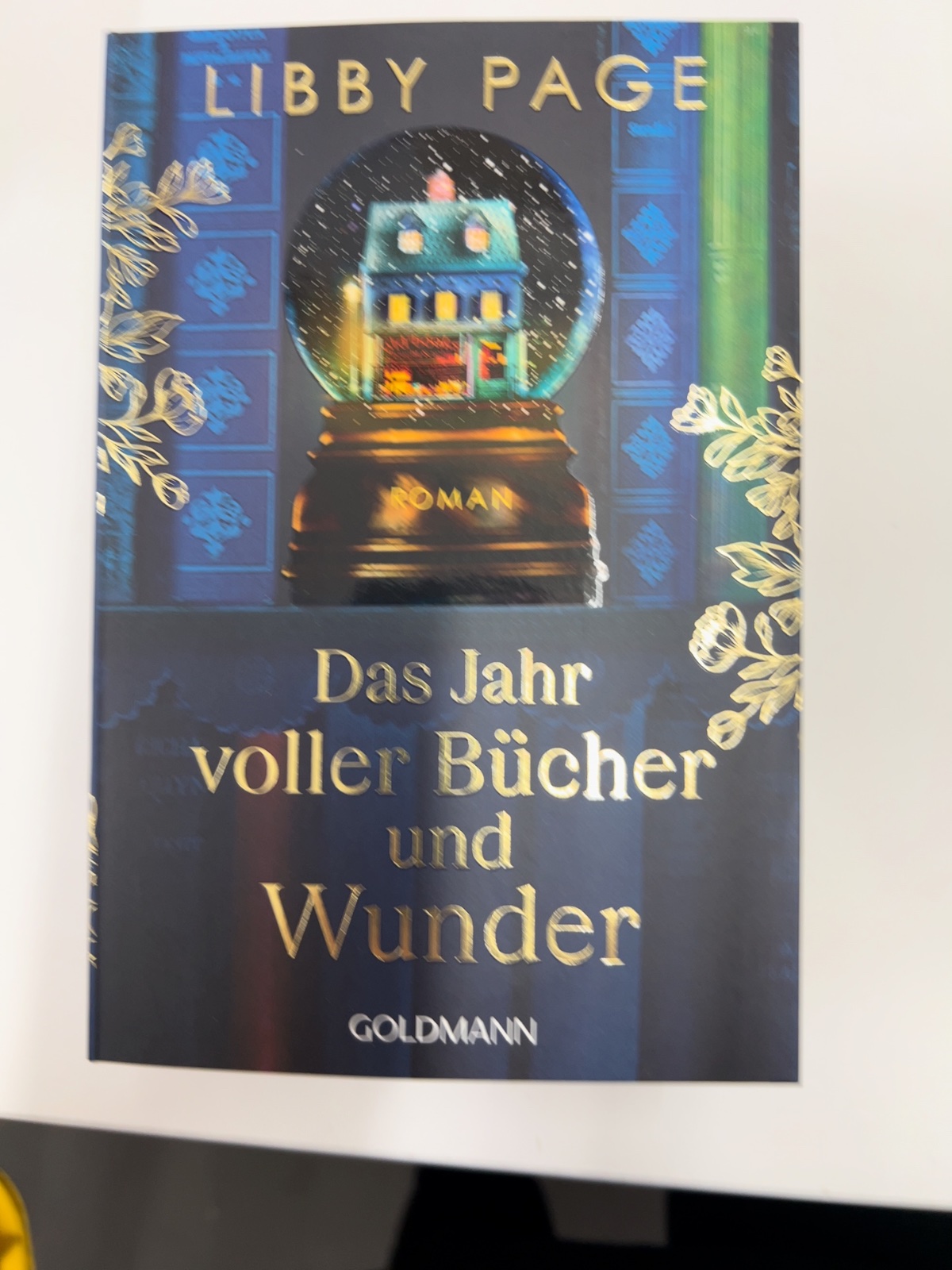 Buch, Das Jahr voller Bücher und Wunder, Roman, Goldmann Verlag, Cover