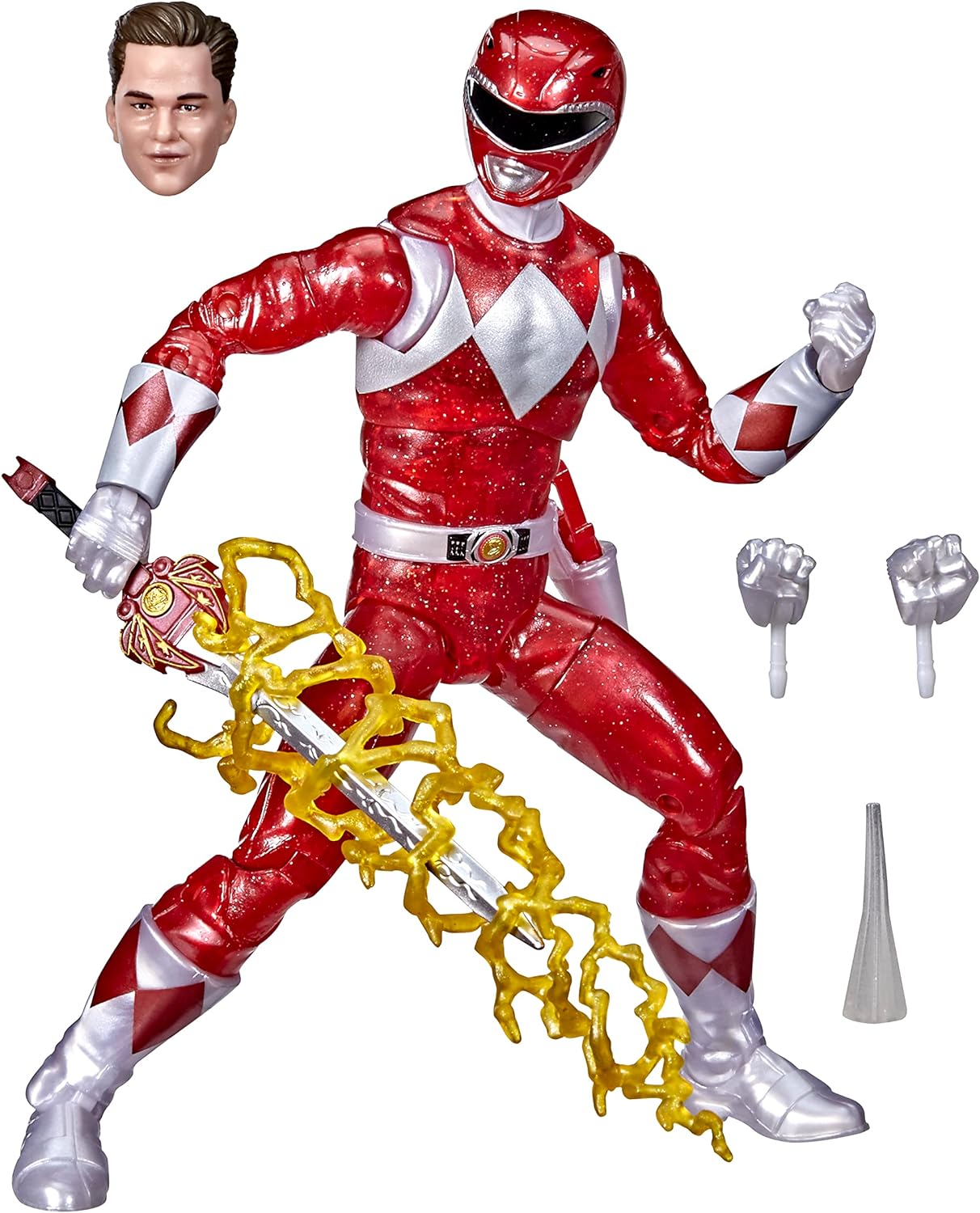 Power Rangers Lightning Collection Mighty Morphin Metallic Red Ranger