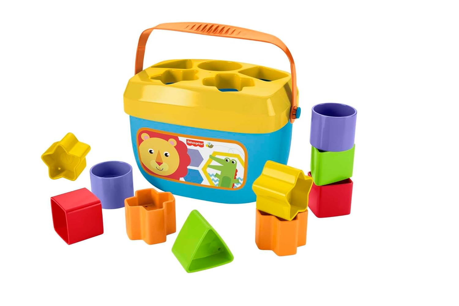 Fisher Price FFC84 Babys Erste Bausteine Babyspielzeug Motorik Spielzeug
