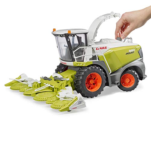 Bruder 02134 Claas Jaguar 980 Feldhäcksler Bauernhof Landwirtschaft Traktor Trecker Schlepper Bulldog Fahrzeug Erntemaschine Maisgebiss Feldarbeit Spielzeug 1:16
