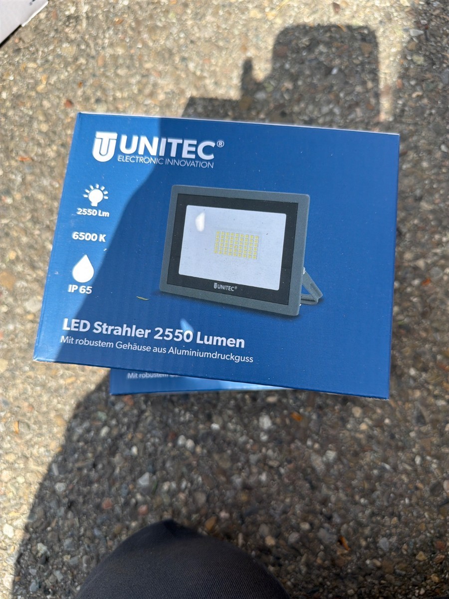 LED Strahler, Lampenbox, 6500 K, IP65, 2550 lm