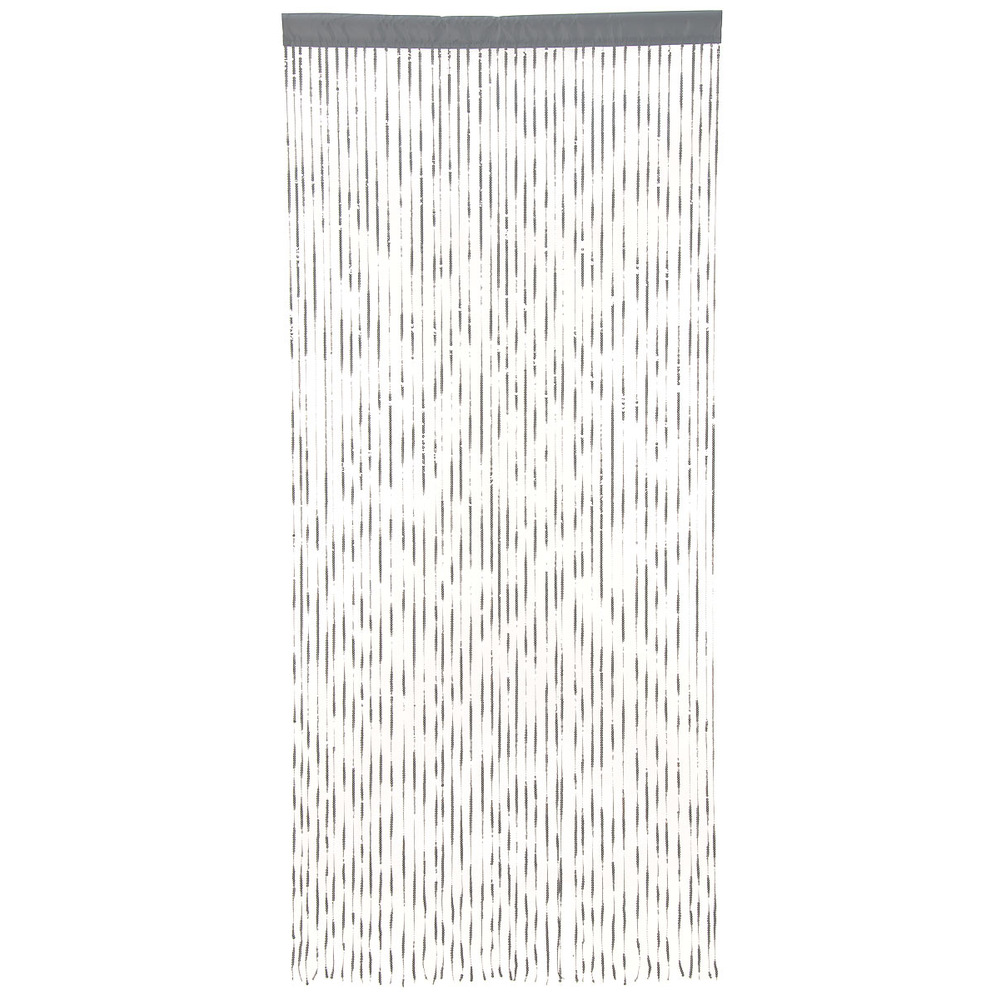 Türvorhang SILBER aus PAILETTEN, 90 cm x 200 cm