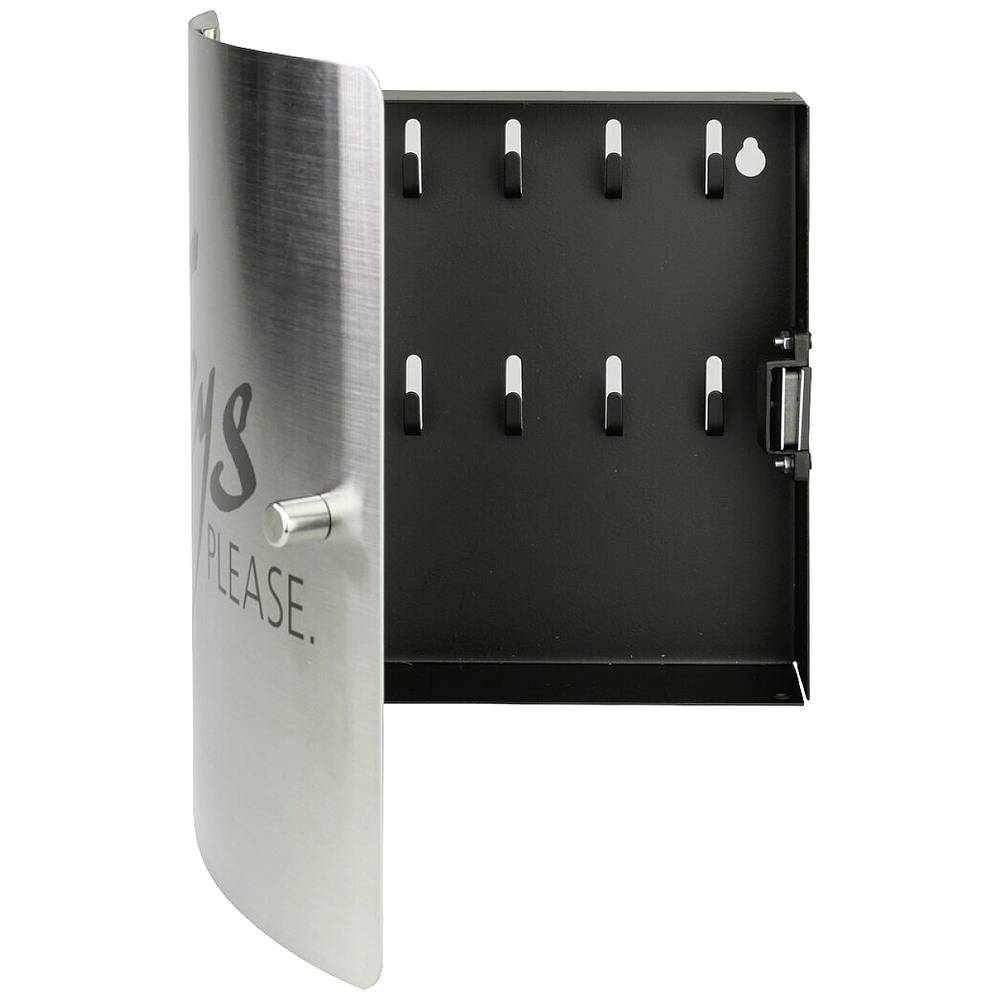 Burg Wächter Schlüsselkasten 6205/10 Ni KEYS PLEASE - 10 Haken Schlüsselbox