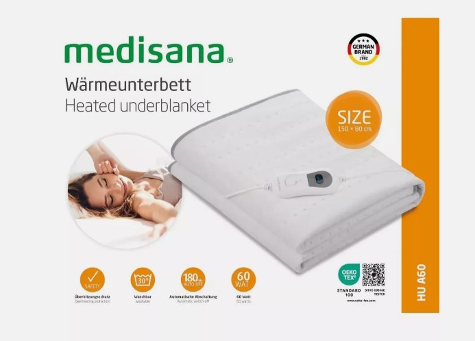 MEDISANA  Wärmeunterbett Heizdecke HU A60