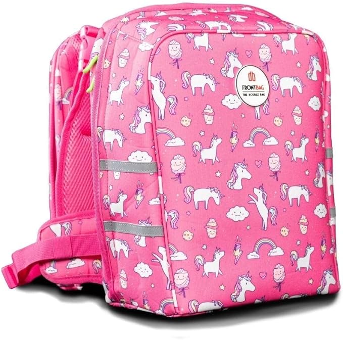 Frontbag Schulranzen Set 4tlg. rosa Camoublue Schulrucksack Schulranzenrucksack Rucksack
