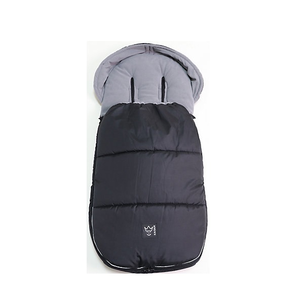Kaiser 6576425 LUKKY Thermo Fußsack schwarz passend für alle Kinderwagen Buggy black